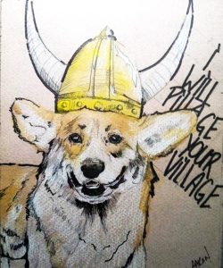 origen del corgi salvaje y vikingo