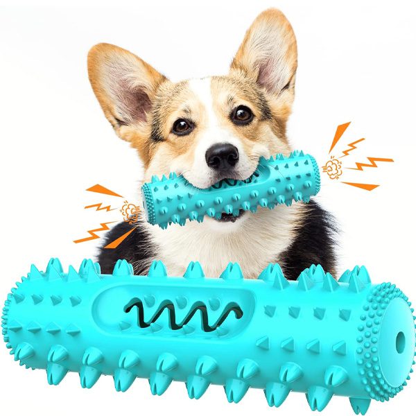 MewaJump Juguetes para masticar perros, juguetes de goma duraderos